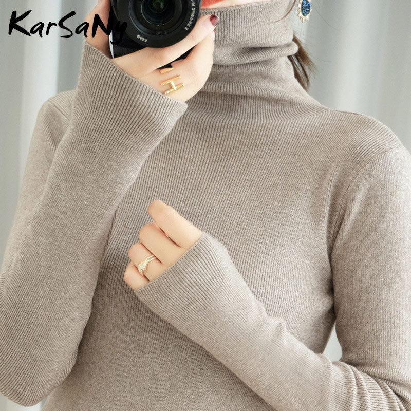 Women&#39;s Sweater Winter Clothes Women 2021 Black Turtleneck Sweaters Winter Warm Women&#39;s Turtlenecks Pullover Sweater Autumn Pull