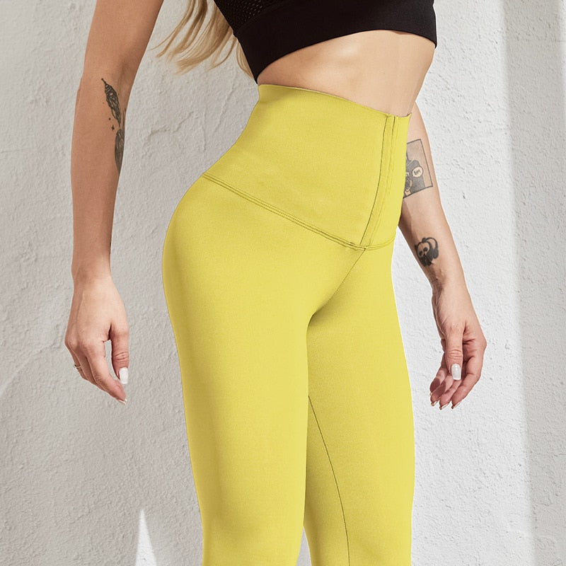 NORMOV High Waist Yoga Pants Leggings For Fitness Stretchy Sport Leggings Sports Pants Push Up Women Fitness Gym Leggings