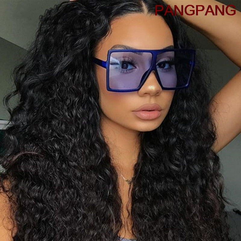 Fashion Square Sunglasses Women 2022 Luxury Designer Sun glasses Woman Retro Female Oversized Glasses lentes de sol mujer