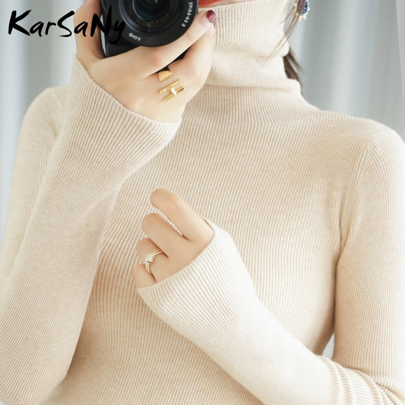 Women&#39;s Sweater Winter Clothes Women 2021 Black Turtleneck Sweaters Winter Warm Women&#39;s Turtlenecks Pullover Sweater Autumn Pull