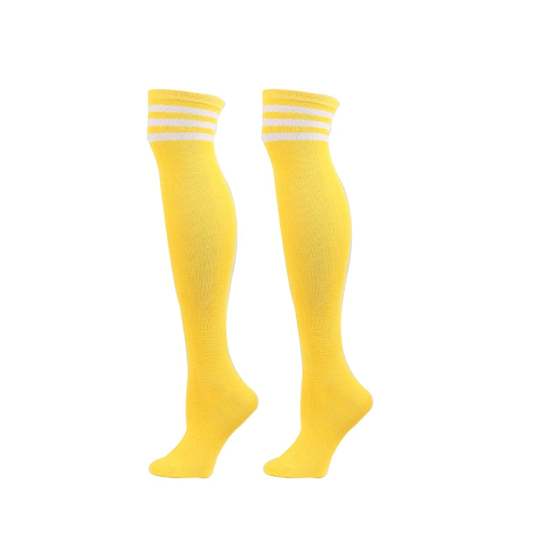 Classic wild stripes Fashion Three Bars Knee Socks Dance Pantyhose Stockings Breathable College style High-Top Women's Socks