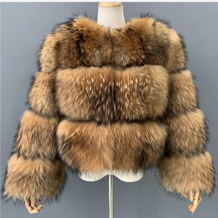 Fur Coat Winter Faux Fur crop Jacket Furry Crop Elegant Thick Warm Outerwear Fake Fur Jacket Chaquetas Mujer