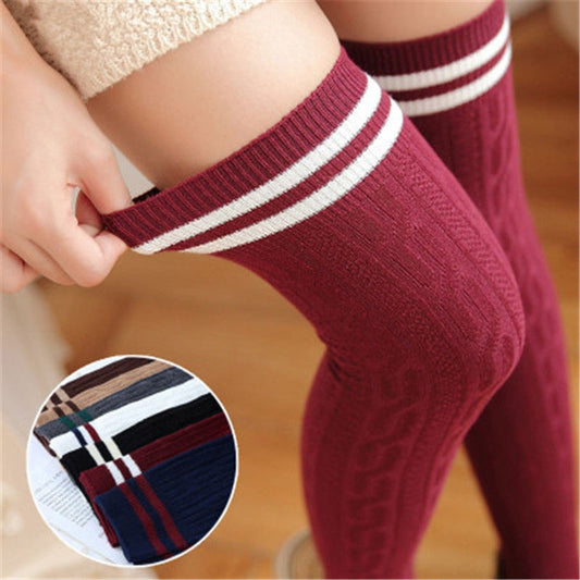 Sexy Stockings Female Thigh High Over The Knee Socks 2023 New Fashion Women's Long Cotton Stockings For Girls Ladies Women