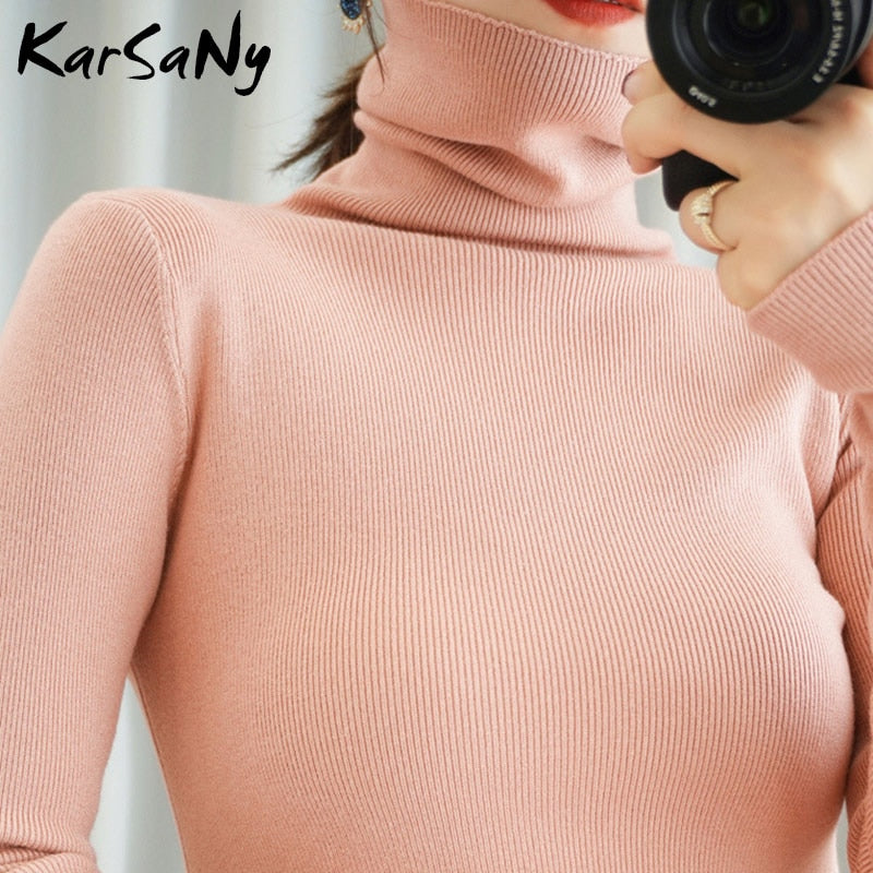 Women&#39;s Sweater Winter Clothes Women 2021 Black Turtleneck Sweaters Winter Warm Women&#39;s Turtlenecks Pullover Sweater Autumn Pull