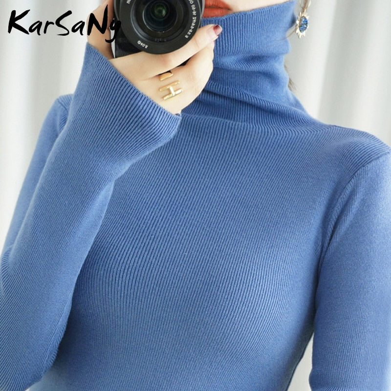 Women&#39;s Sweater Winter Clothes Women 2021 Black Turtleneck Sweaters Winter Warm Women&#39;s Turtlenecks Pullover Sweater Autumn Pull