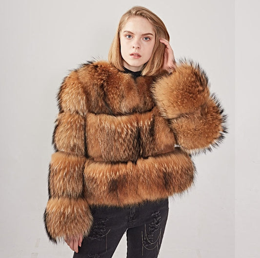 Fur Coat Winter Faux Fur crop Jacket Furry Crop Elegant Thick Warm Outerwear Fake Fur Jacket Chaquetas Mujer