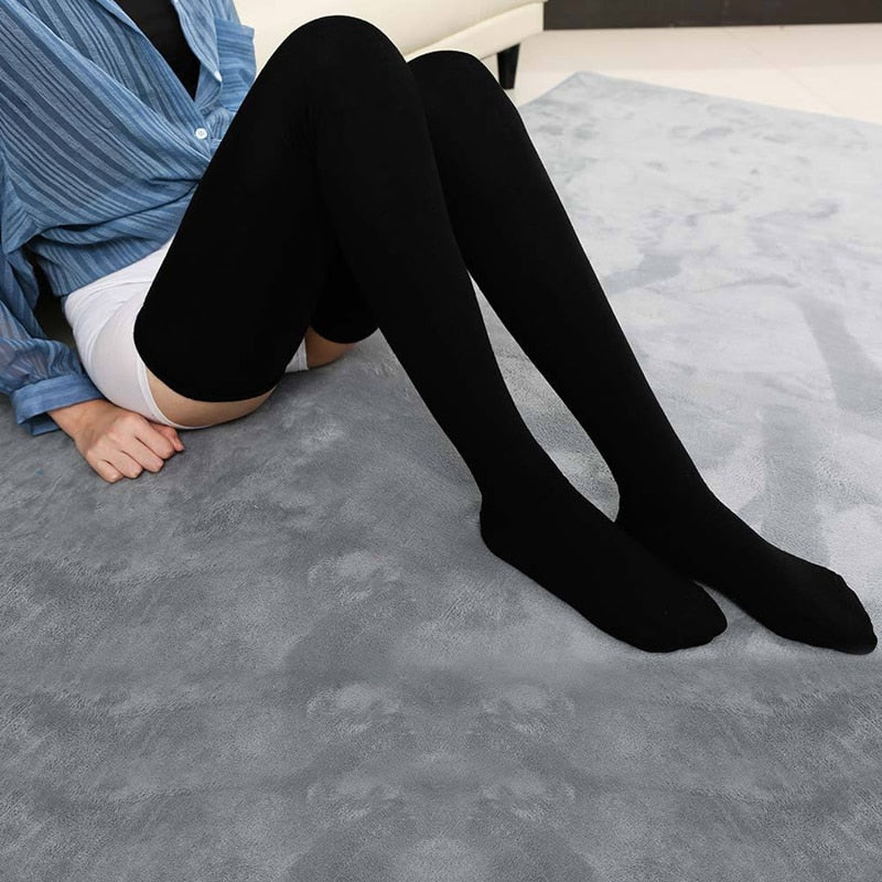 1 Pair women tall 185cm cotton socks thigh socks over the knee lengthened 80cm high tube socks autumn and winter women's socks