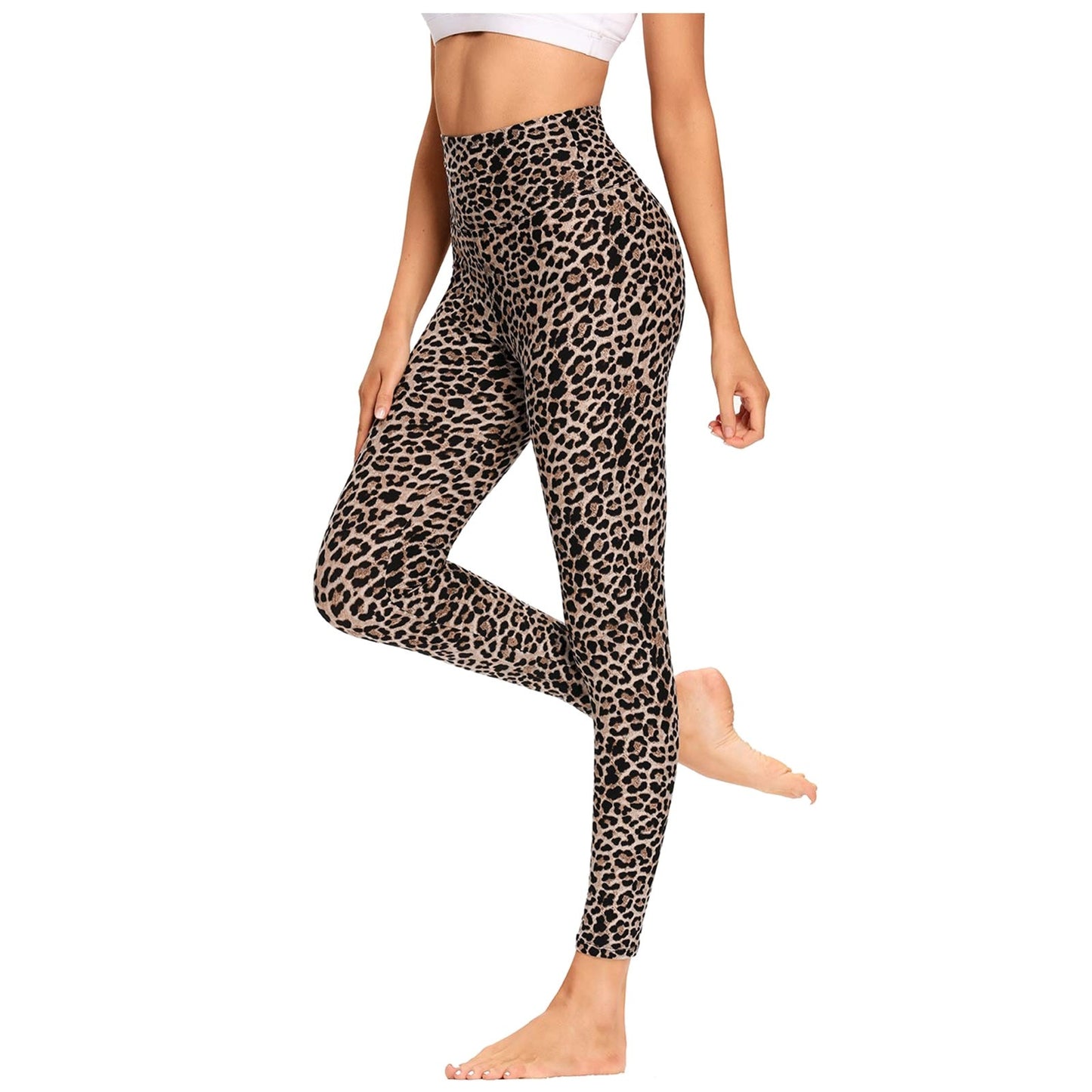 Women's Leopard Push Up Leggings Fitness Leggins Sexy High Waist Legins femme Workout Polyester Jeggings pantalones de mujer