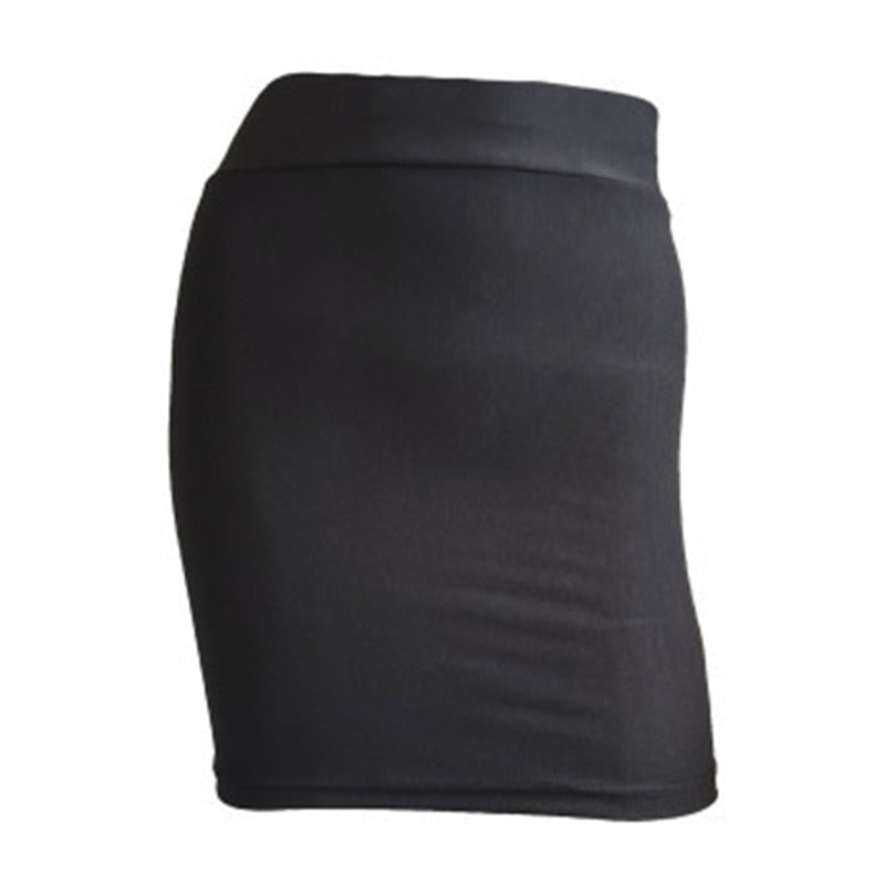 Sexy Women Pencil Mini Skirts 2023 Summer Ladies High Waist Stretchy Slim Bodycon Skirts Club Wear Casual Mini Short Skirts