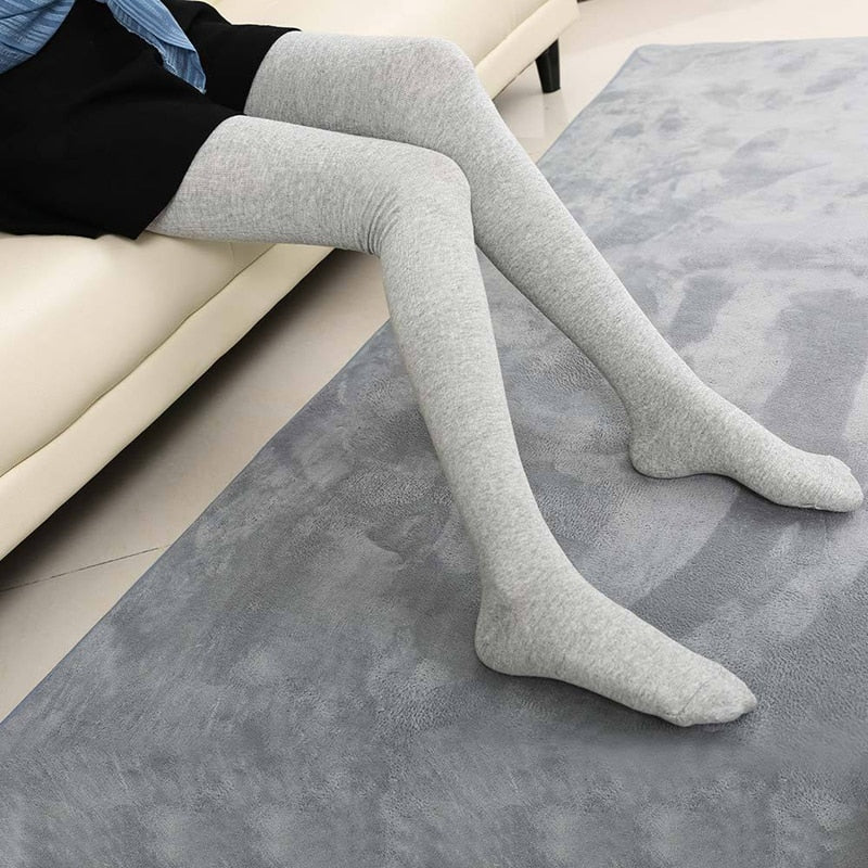 1 Pair women tall 185cm cotton socks thigh socks over the knee lengthened 80cm high tube socks autumn and winter women's socks