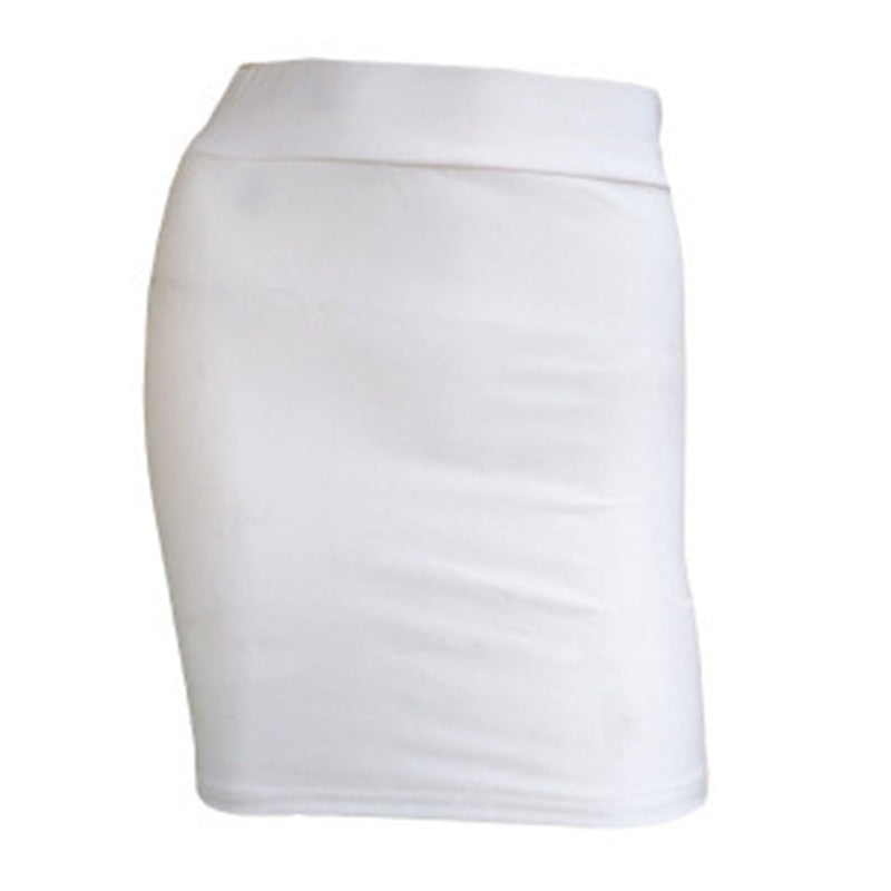 Sexy Women Pencil Mini Skirts 2023 Summer Ladies High Waist Stretchy Slim Bodycon Skirts Club Wear Casual Mini Short Skirts