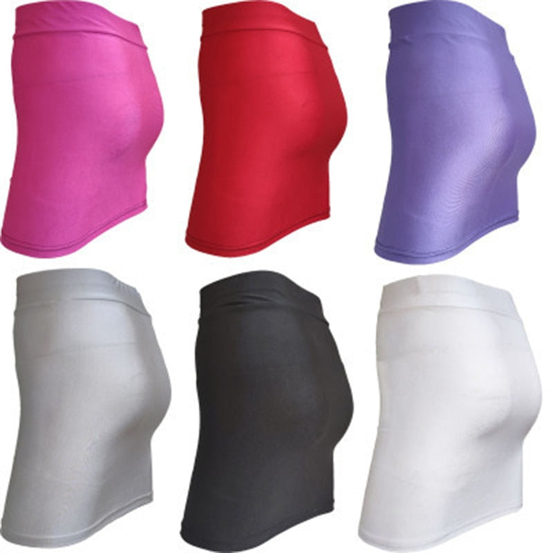 Sexy Women Pencil Mini Skirts 2023 Summer Ladies High Waist Stretchy Slim Bodycon Skirts Club Wear Casual Mini Short Skirts