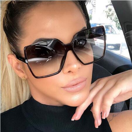 New Big Frame Square Sunglasses Fashion Trend All-match Women's Sunglasses Cross-border Hot Sale Sunglasses Motos