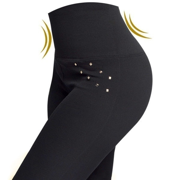 2022 New Women's High Waist Stovepipe Weight Loss Hip Hip Pants Shaping Leggings Shaping Pants Large Size Bodysuit Pants XS-8XL